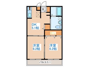 アップライズ平和の物件間取画像